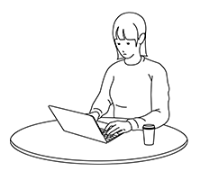 プロフィールイラスト